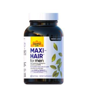 "Maxi-Hair For Men vitamin complex bottle"
