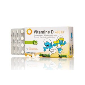 "Vitamin D 400 IU Metagenics tablet bottle"