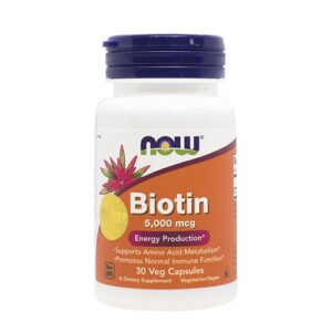 image Біотин (Biotin) 5000 мкг ТМ Нау Фудс / Now Foods №30