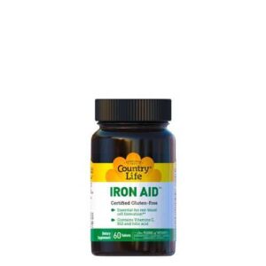 "Iron Aid 15 mg 60 tablets Country Life"