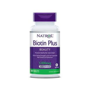 image Біотин Плюс (Biotin Plus) 5000 мкг ТМ Natrol / Натрол 60 таблеток