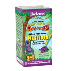 image Мультивітаміни для Дітей Rainforest Animalz Виноград 90 жувальних цукерок