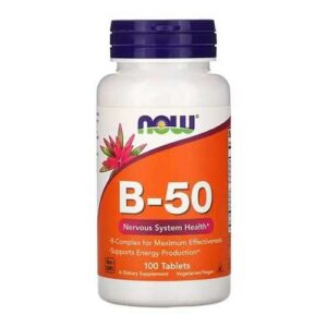 "B-Комплекс 50 B-50 Now Foods tablets"