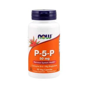 "P-5-P (піридоксальфосфат) 50 mg Now Foods capsules."