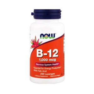 image Вітамін B-12 (Vitamin B-12) 1 000 мкг ТМ Нау Фудс / Now Foods 250 льодяників