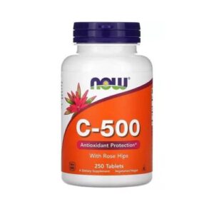 "Vitamin C-500 with Rose Hips tablets"