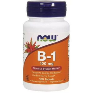 image Вітамін В1 (Тіамін) Vitamin B1 Now Foods 100 мг таблетки №100