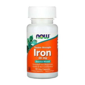 image Залізо Iron Now Foods гелеві капсули 18мг №120