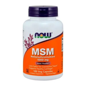 image МСМ (Метилсульфонілметан) MSM Now Foods 1000 мг 120 капсул