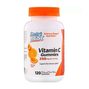 "Doctor's Best Vitamin C orange flavor gummies"