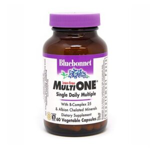 image Мультивітаміни без заліза MultiONE Bluebonnet Nutrition 60 гелевих капсул