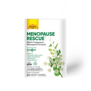image Вітаміни при менопаузі (Menopause Rescue) 60 вегетаріанських капсул ТМ Кантрі Лайф / Country Life