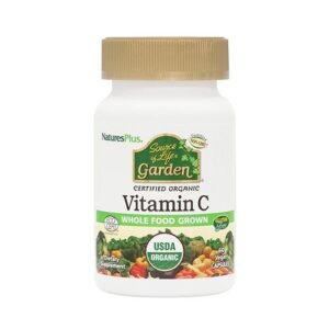 image Вітамін С (Vitamin C) органічний Nature's Plus 500 мг Source of Life Garden 60 капсул