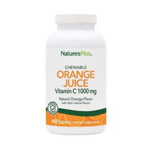 image Вітамін С (Orange Juice Vitamin C) 1000 мг Nature's Plus 60 жувальних таблеток