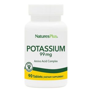 image Калій (Potassium) 99 мг Nature's Plus 90 таблеток