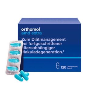 "Orthomol AMD Extra for seniors 120 capsules"