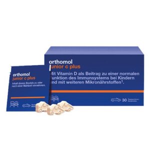 "Orthomol Junior chewable tablets for immunity"