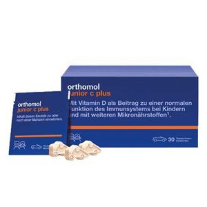 "Orthomol Junior chewable tablets for immunity"