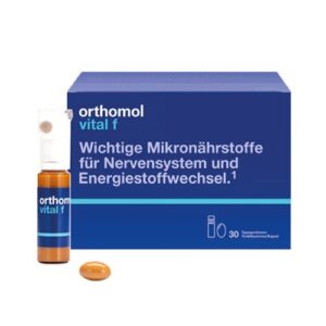 "Orthomol Vital F питний (для жінок) 30 днів packaging."