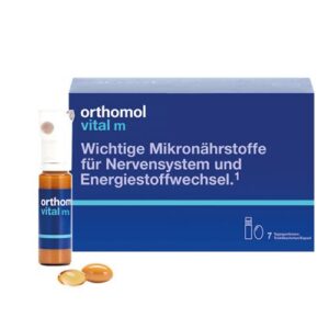 "Orthomol Vital M питний for men, 7 days."