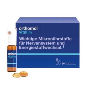 "Orthomol Vital M питний supplement for men"