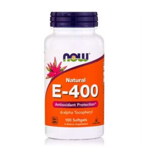 image Вітамін Е-400 Now Foods 100 м'яких капсул