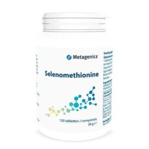 Selenomethionine (Селенометіонін) Metagenics 120 tablets packaging.