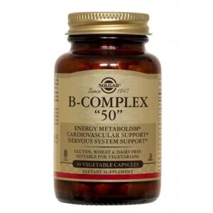 image Вітаміни групи B (B-Complex 50) Solgar капсули №50
