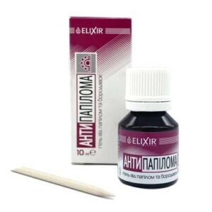 "Antipapiloma gel for papillomas and warts."