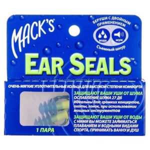 image Беруші Ear Seals м'які рельєфні для захисту від шуму та води №1