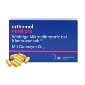 Orthomol Natal Pre capsules for pregnancy planning