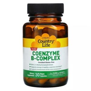 "Coenzyme B-Complex capsules by Country Life"
