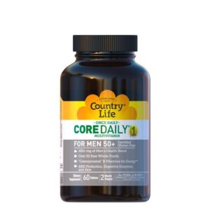 image Мультивітаміни для чоловіків 50+ Core Daily 1 60 таблеток ТМ Кантрі Лайф / Country Life