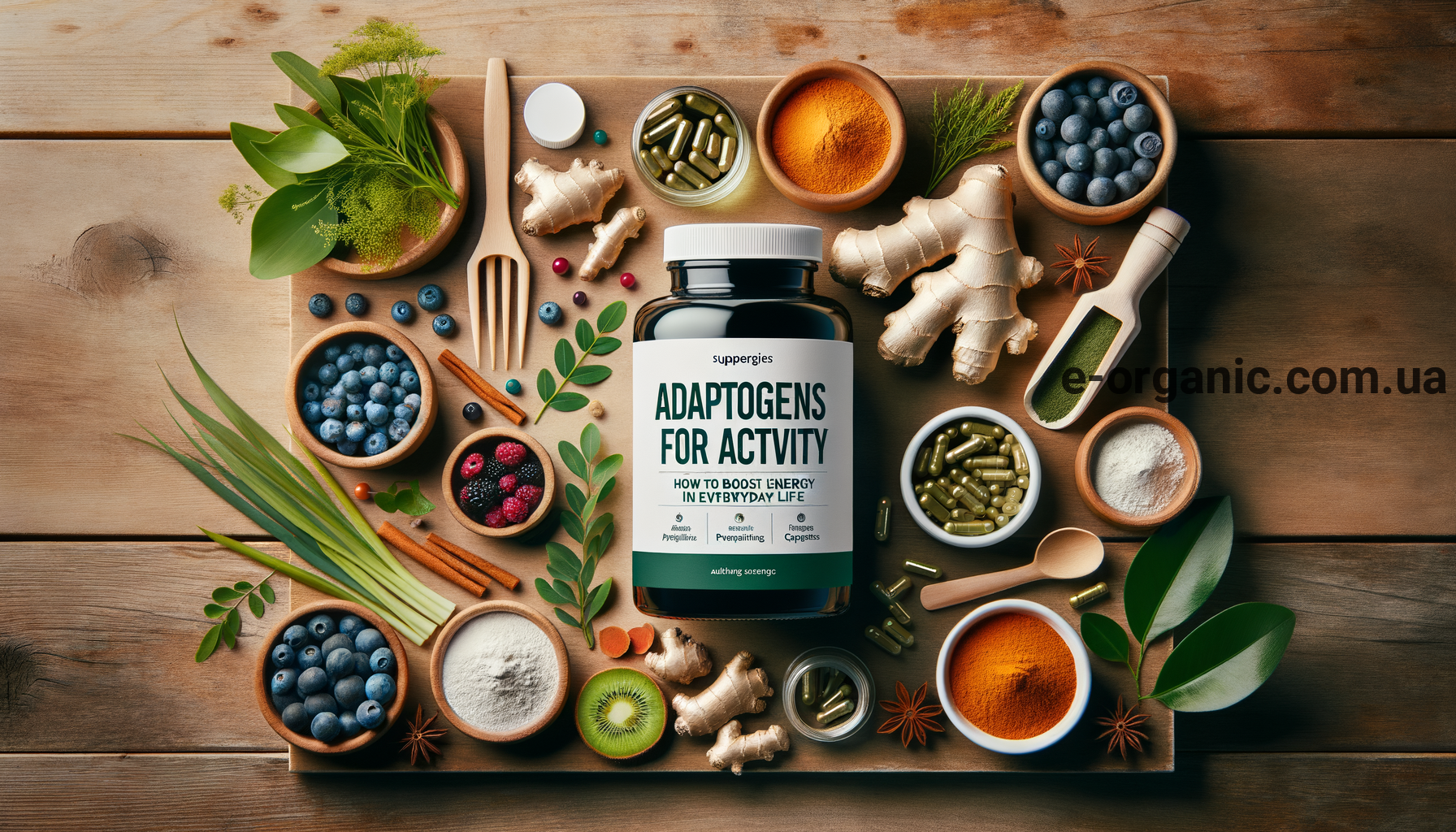 Адаптогени для активності - енергія щодня