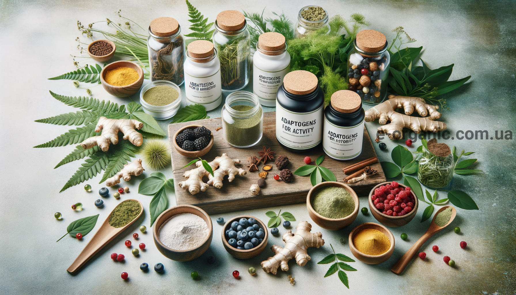 Illustration for section: Додавання адаптогенів у щоденний раціон може бути не л - адаптогени для активності