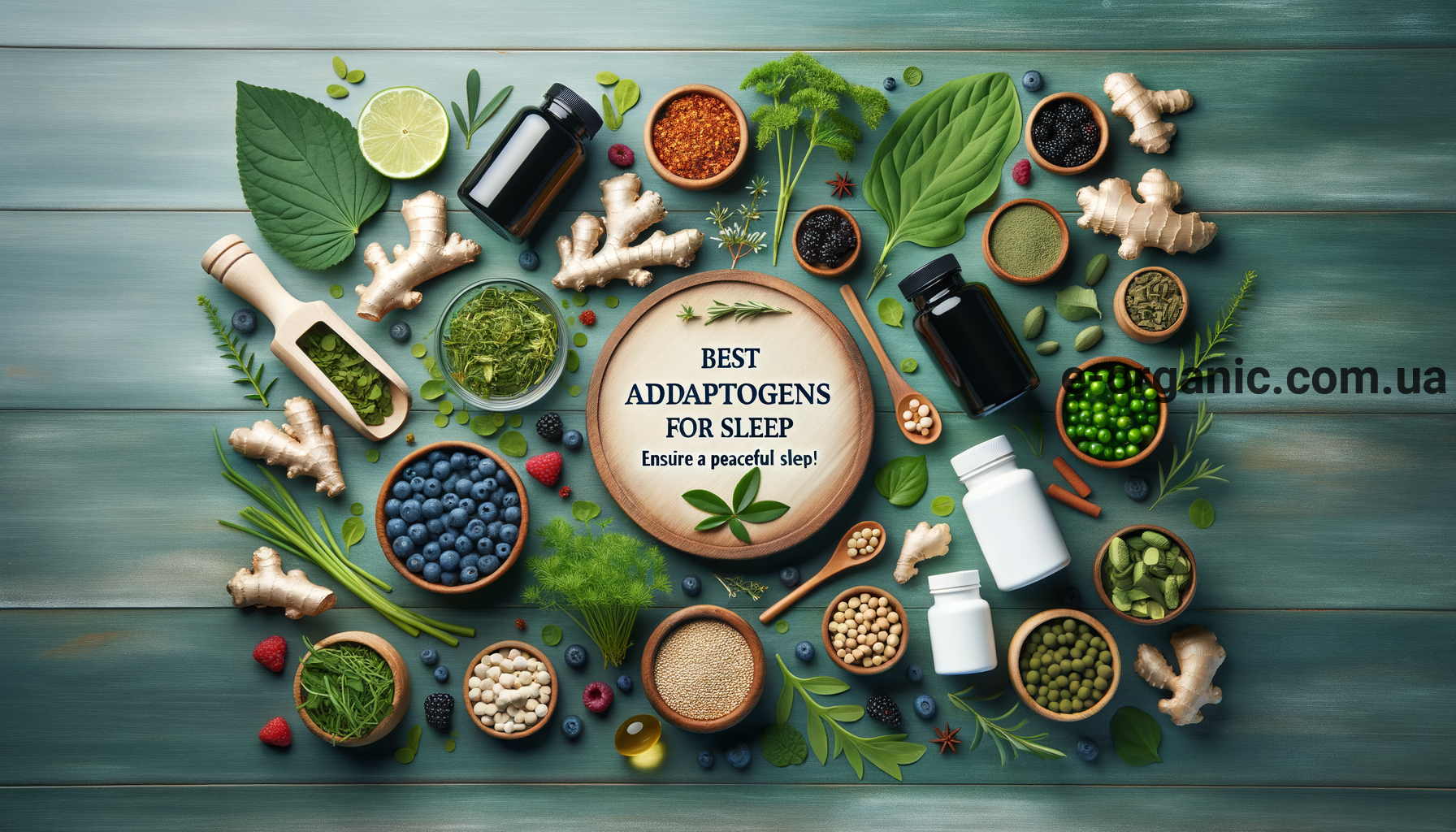 Адаптогени для сну на столі