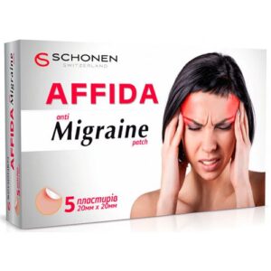 "Affida anti Migren plaster pack of 5"