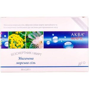 "Akva Maris sea salt nasal rinse sachets"