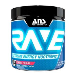 image Передтренувальний комплекс ANS Performance Rave Extreme Energy Nootropic US фруктова суміш 210 г