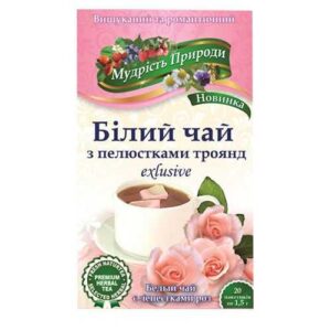 "White tea with rose petals package"