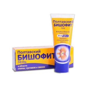 "Бішофіт Полтавський гель 75 мл packaging"