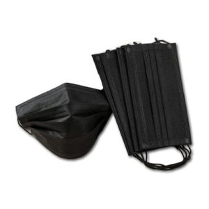 "Black protective mask pack of 10"