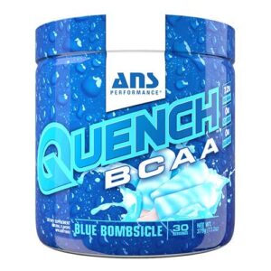 image Амінокислоти ANS Performance QUENCH BCAA Блакитний вибуховий фруктовий лід 375 г
