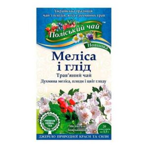 "Polissky Tea Melisa and Hawthorn 20 bags"