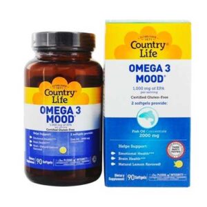 image Вітаміни Omega-3 Mood (Омега-3 настрій) 90 капсул ТМ Кантрі Лайф / Country Life