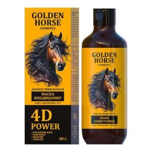 Маска-кондиціонер для волосся Golden Horse 4D Power.