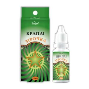 Nasal drops Зірочка 15 ml packaging.