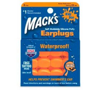 "Pillow Soft silicone ear inserts for children."