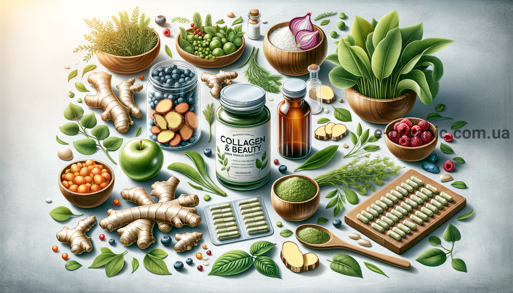 Illustration for section: Крім того, регулярне споживання додатків з колагеном м - колаген і краса