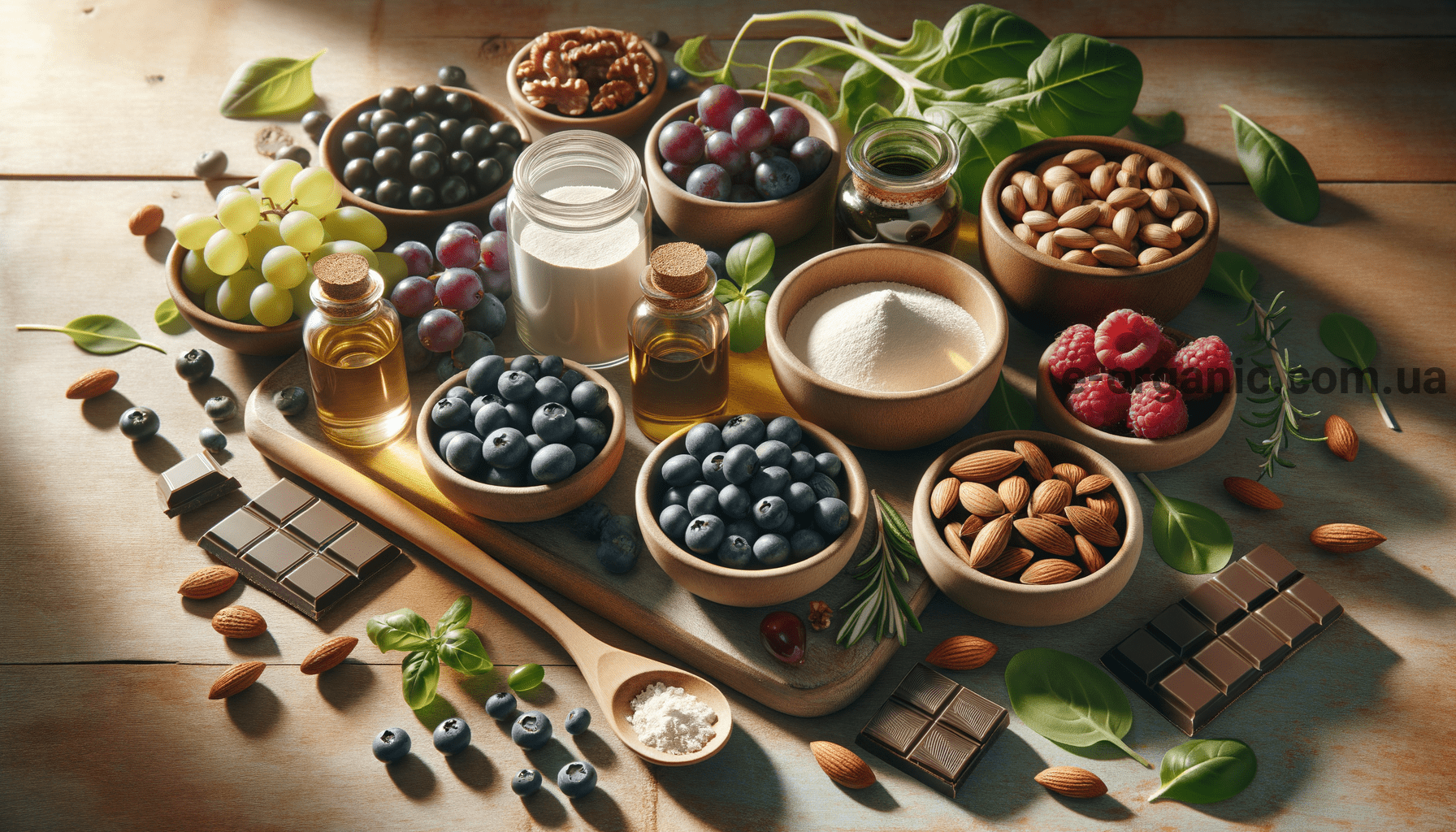 Illustration for section: Антиоксиданти, які особливо корисні для серця та нерво - купити мелатонін колаген антиоксиданти для сну